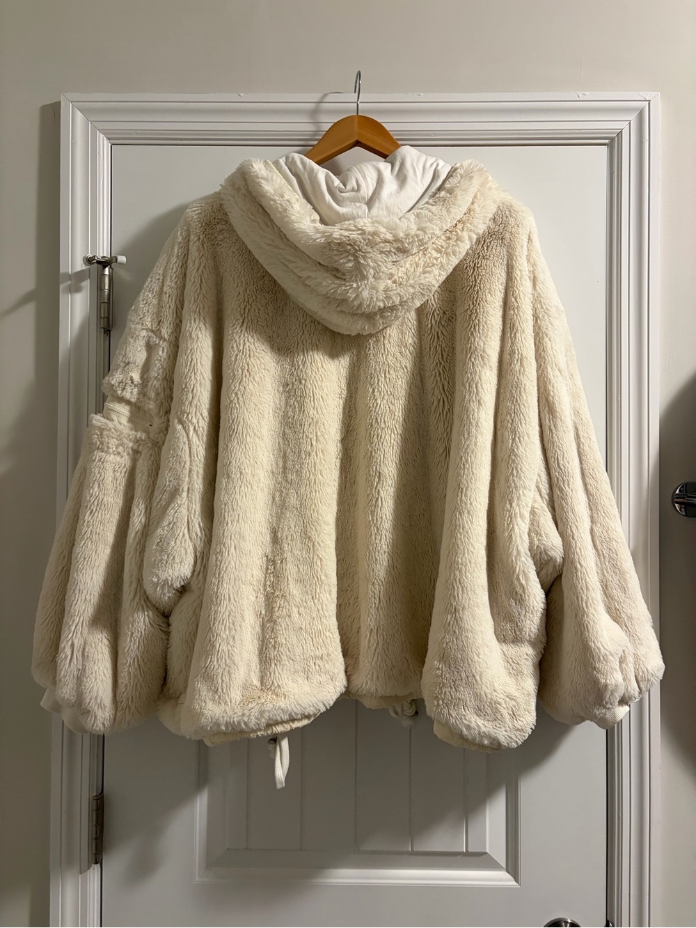 FP Movement by Free People Plush Faux-Fur Hooded Coat